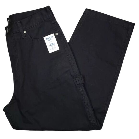 Denizen Levi's #11499 NEW Men's Black‎ Loose Carpenter Pants Size 38 x 30 - Picture 1 of 3